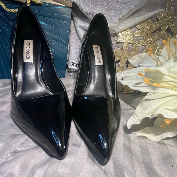 🌹Steve Madden Evelyn black patent - Picture 3 of 12